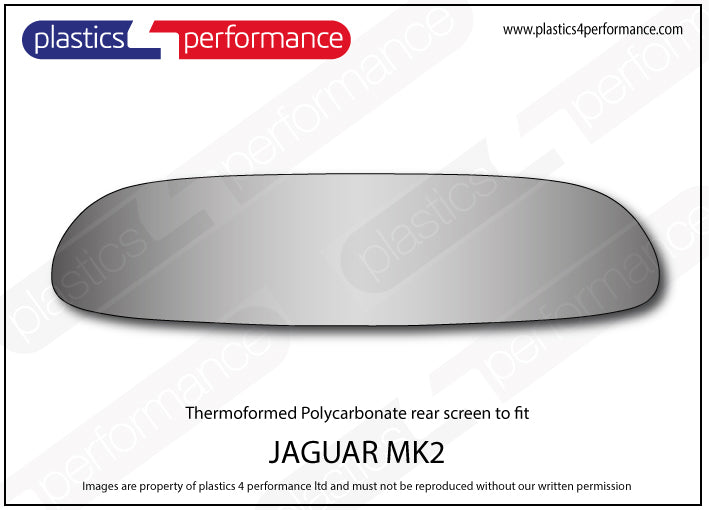 Carica immagine in Galleria Viewer, Vetri in Policarbonato per Jaguar MK2