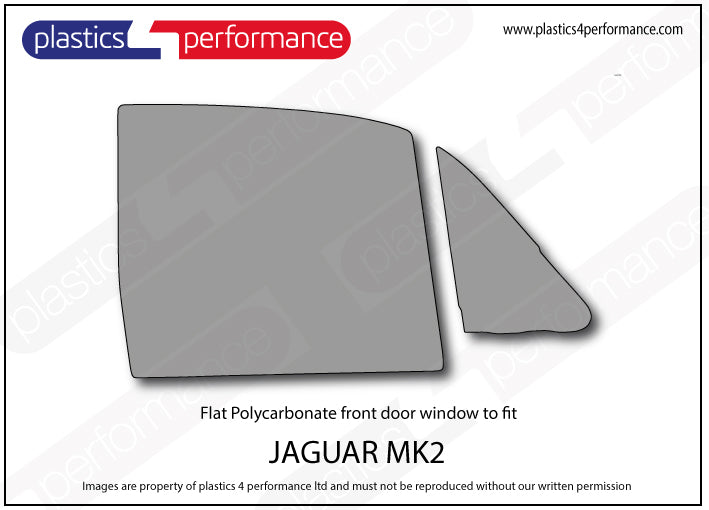 Carica immagine in Galleria Viewer, Vetri in Policarbonato per Jaguar MK2