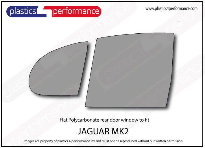 Carica immagine in Galleria Viewer, Vetri in Policarbonato per Jaguar MK2