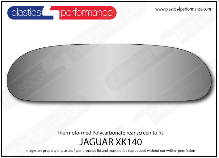 Carica immagine in Galleria Viewer, Vetri in Policarbonato per Jaguar XK140