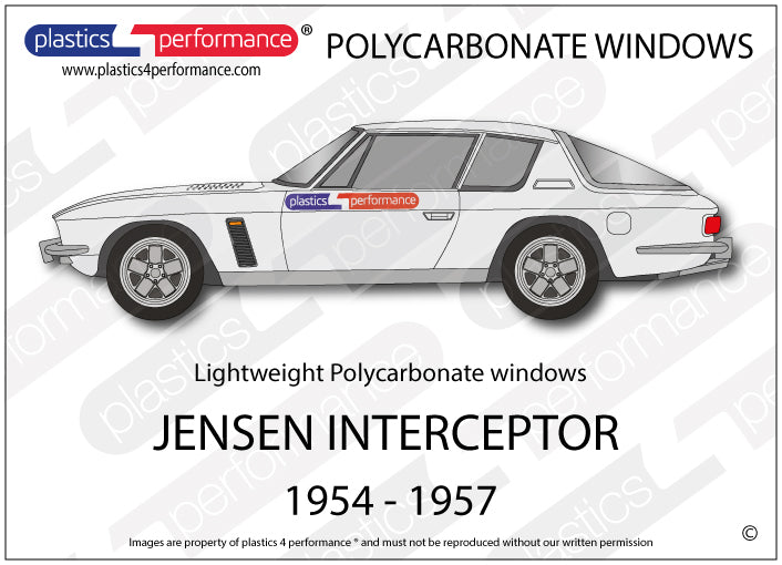 Carica immagine in Galleria Viewer, Vetri in Policarbonato per Jensen Interceptor