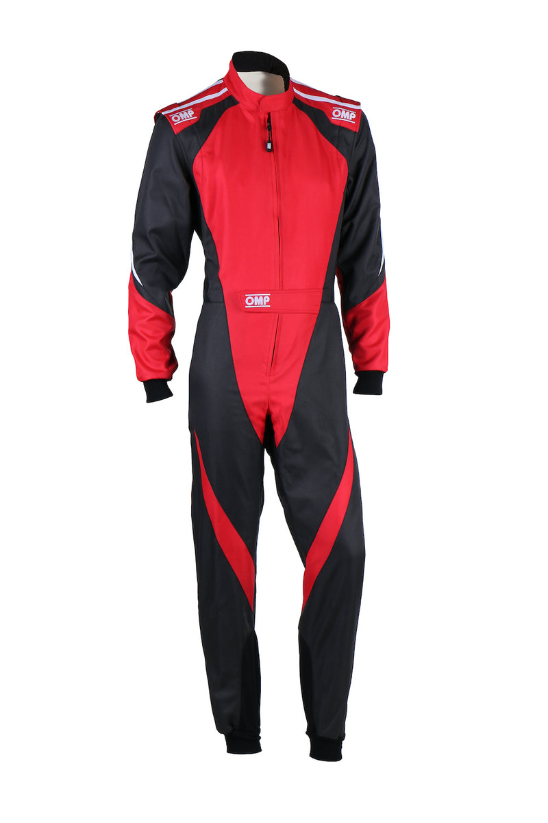 Carica immagine in Galleria Viewer, Tuta Kart Bambino OMP KS-3X Nero / Rosso (FIA 8877-2022)