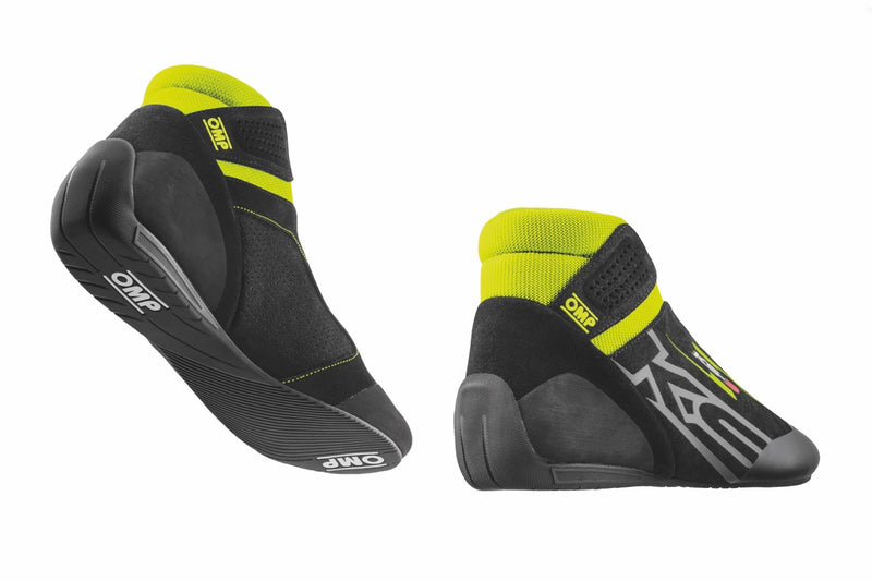 Carica immagine in Galleria Viewer, Scarpe Kart OMP KS-3 Nero / Giallo Fluo