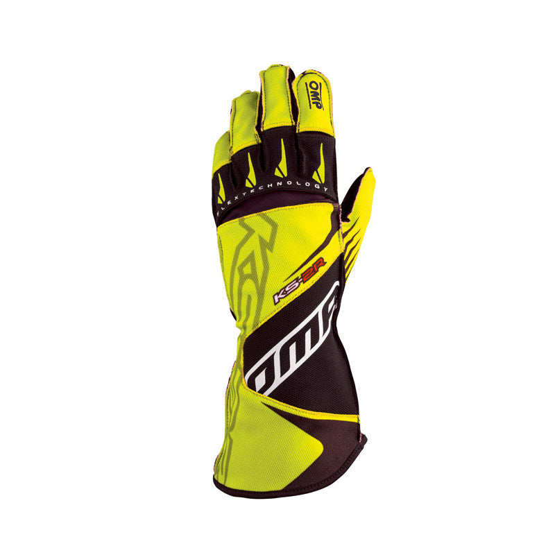Carica immagine in Galleria Viewer, Guanti Kart Bambino OMP KS-2R Giallo