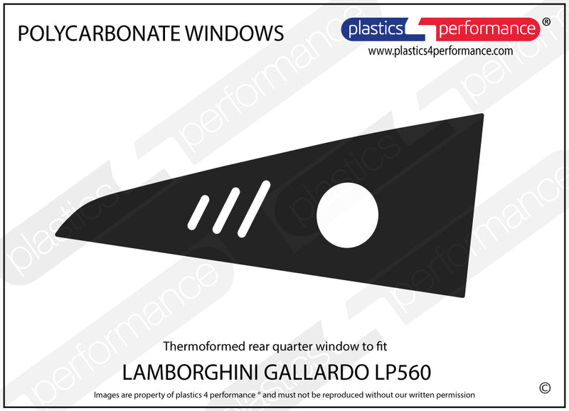 Carica immagine in Galleria Viewer, Vetri in Policarbonato per Lamborghini Gallardo LP560