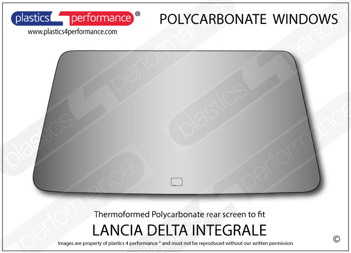 Carica immagine in Galleria Viewer, Vetri in Policarbonato per Lancia Delta Integrale