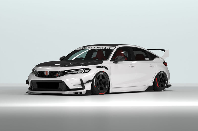 Carica immagine in Galleria Viewer, Kit Carrozzeria Liberty Walk LB Nation per Honda Civic Type R FL5