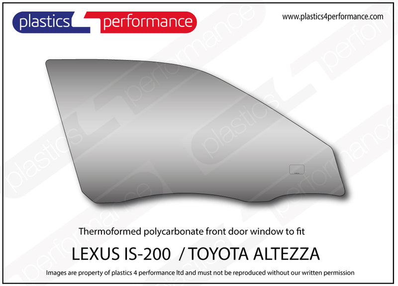 Carica immagine in Galleria Viewer, Vetri in Policarbonato per Lexus IS 200