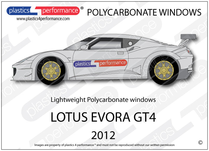 Carica immagine in Galleria Viewer, Vetri in Policarbonato per Lotus Evora GT4