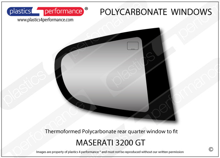 Carica immagine in Galleria Viewer, Vetri in Policarbonato per Maserati 3200 GT