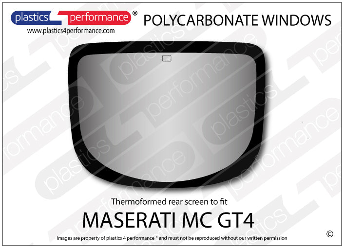 Carica immagine in Galleria Viewer, Vetri in Policarbonato per Maserati GranTurismo MC GT4