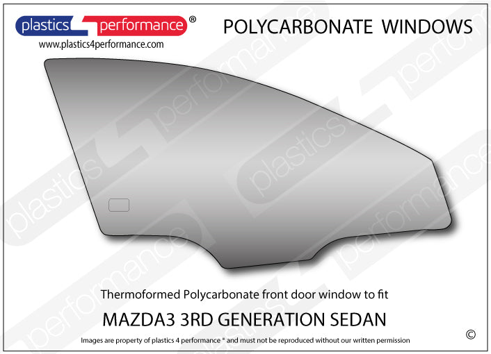 Carica immagine in Galleria Viewer, Vetri in Policarbonato per Mazda 3 BM / BN 4 Porte