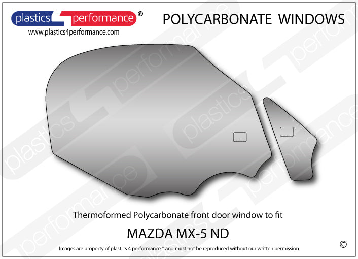 Carica immagine in Galleria Viewer, Vetri in Policarbonato per Mazda MX-5 ND