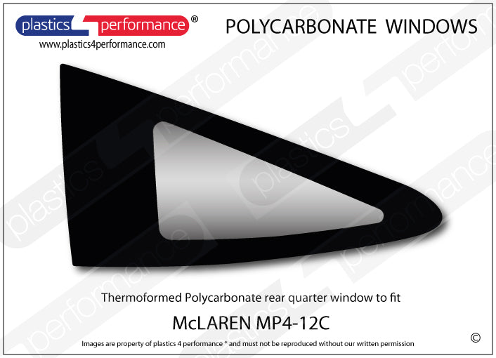 Carica immagine in Galleria Viewer, Vetri in Policarbonato per McLaren MP4-12C