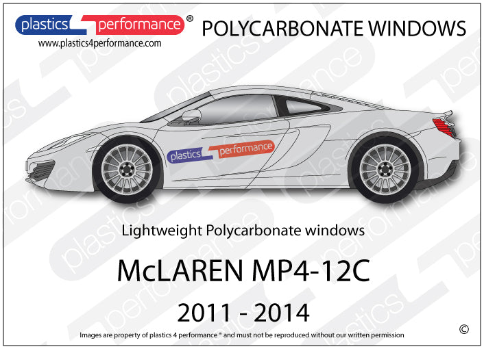Carica immagine in Galleria Viewer, Vetri in Policarbonato per McLaren MP4-12C