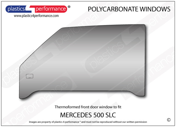 Carica immagine in Galleria Viewer, Vetri in Policarbonato per Mercedes 500 SLC