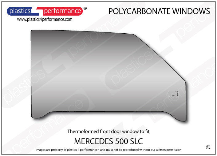 Carica immagine in Galleria Viewer, Vetri in Policarbonato per Mercedes 500 SLC
