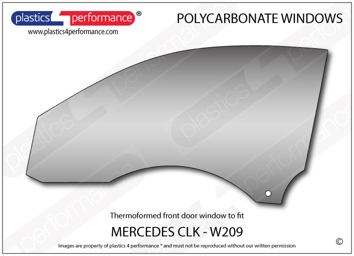 Carica immagine in Galleria Viewer, Vetri in Policarbonato per Mercedes CLK W209