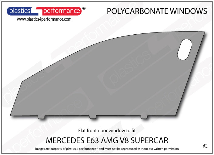 Carica immagine in Galleria Viewer, Vetri in Policarbonato per Mercedes E 63 AMG V8 Supercar