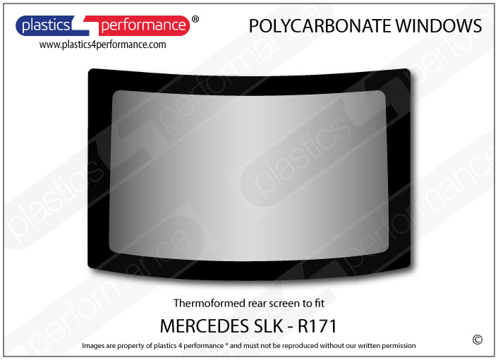 Carica immagine in Galleria Viewer, Vetri in Policarbonato per Mercedes SLK R171