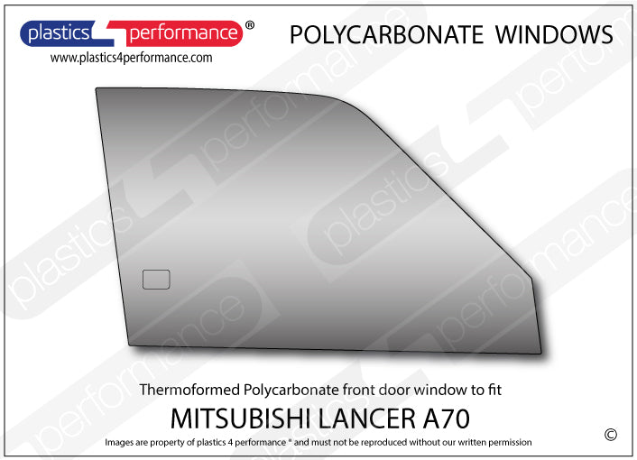 Carica immagine in Galleria Viewer, Vetri in Policarbonato per Mitsubishi Lancer A70