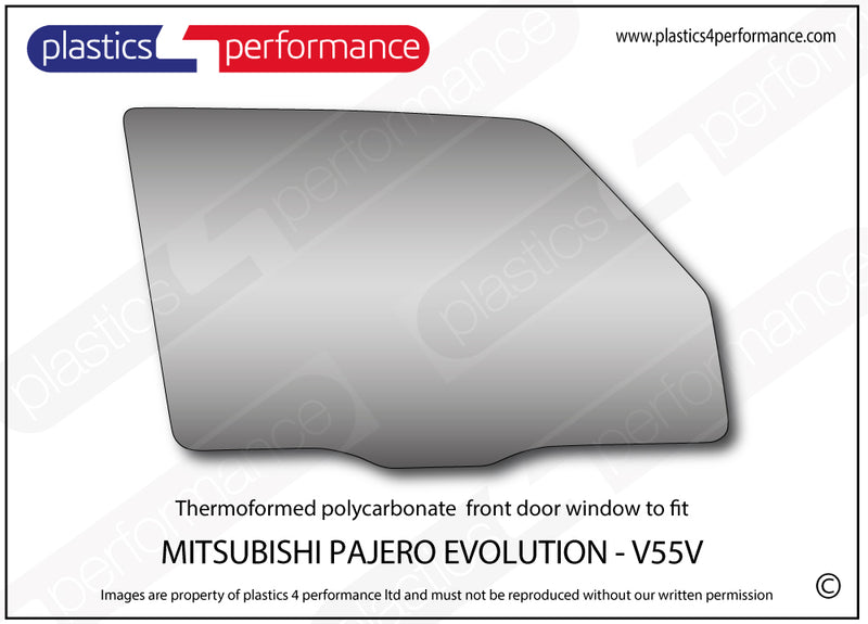 Carica immagine in Galleria Viewer, Vetri in Policarbonato per Mitsubishi Pajero Evolution V55