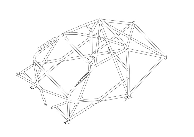 Carica immagine in Galleria Viewer, Roll Bar Multipunto Custom Cages da Saldare per Ford Fiesta MK7 - FIA