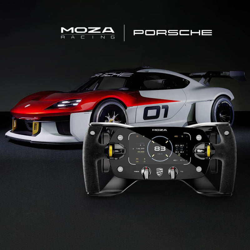 Carica immagine in Galleria Viewer, Volante sim racing Moza x Porsche Mission R