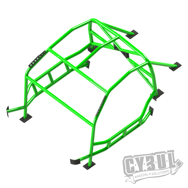 Carica immagine in Galleria Viewer, Roll Bar Multipunto da Saldare Cybul V3 Nascar per Mazda MX-5 NA