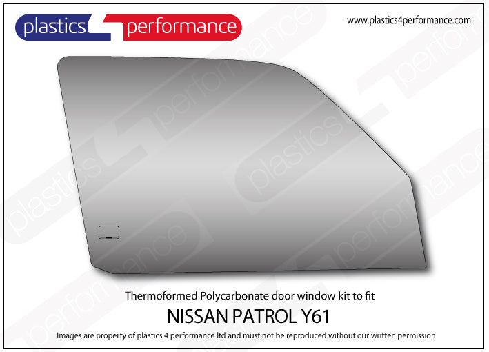 Carica immagine in Galleria Viewer, Vetri in Policarbonato per Nissan Patrol Y61