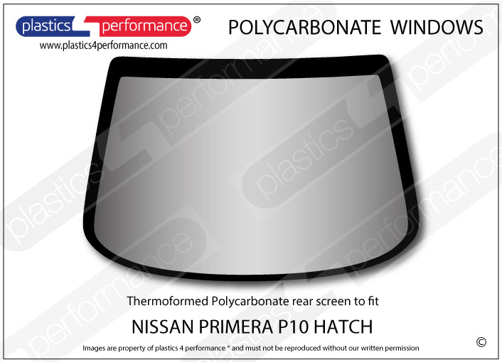 Carica immagine in Galleria Viewer, Vetri in Policarbonato per Nissan Primera P10 5 Porte