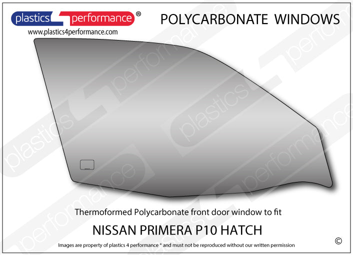 Carica immagine in Galleria Viewer, Vetri in Policarbonato per Nissan Primera P10 5 Porte