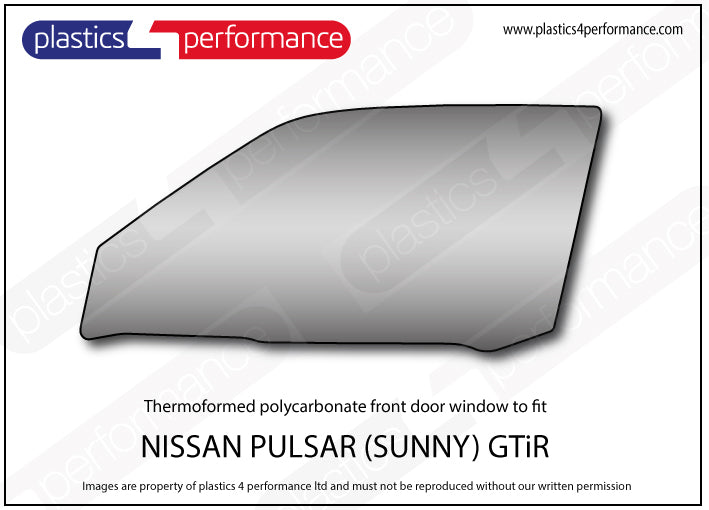 Carica immagine in Galleria Viewer, Vetri in Policarbonato per Nissan Sunny GTI-R
