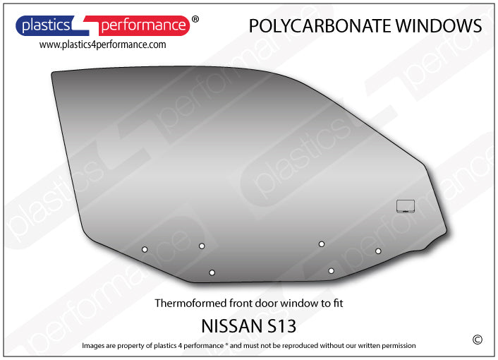Carica immagine in Galleria Viewer, Vetri in Policarbonato per Nissan 200SX S13
