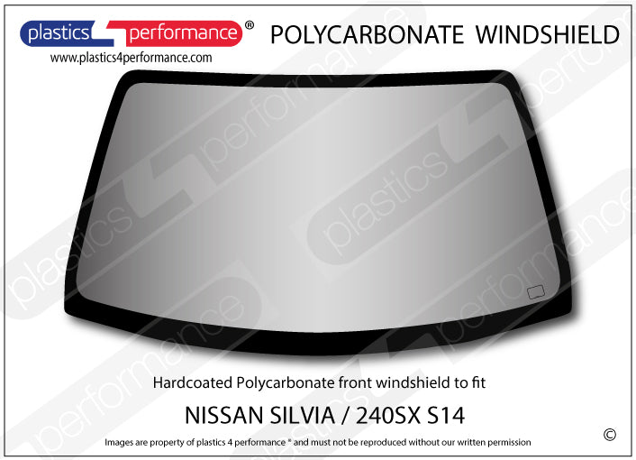 Carica immagine in Galleria Viewer, Vetri in Policarbonato per Nissan 200SX S14