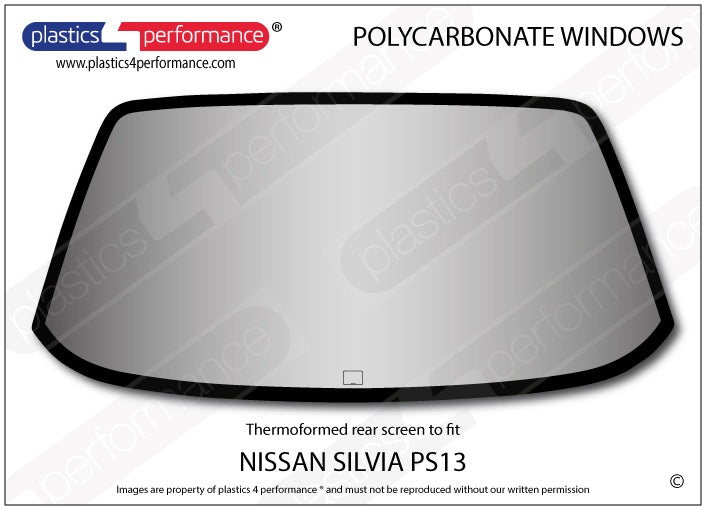Carica immagine in Galleria Viewer, Vetri in Policarbonato per Nissan Silvia PS13