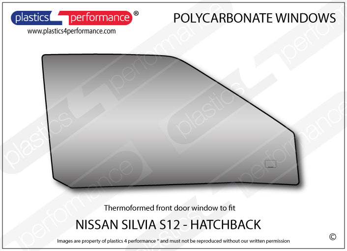 Carica immagine in Galleria Viewer, Vetri in Policarbonato per Nissan Silvia S12 3 Porte