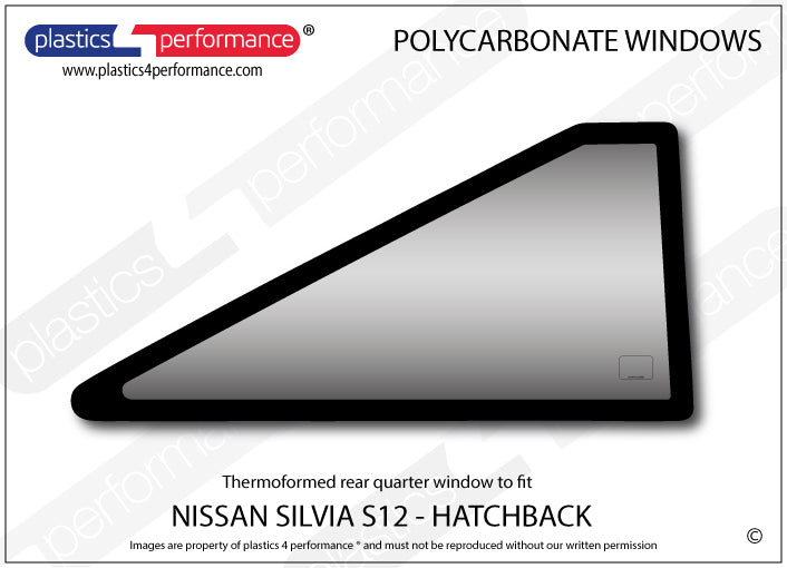 Carica immagine in Galleria Viewer, Vetri in Policarbonato per Nissan Silvia S12 3 Porte