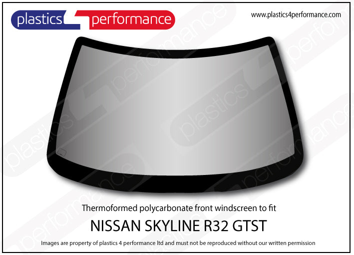 Carica immagine in Galleria Viewer, Vetri in Policarbonato per Nissan Skyline R32 GTS-T 4 Porte
