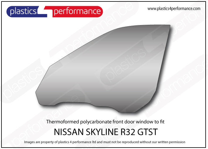 Carica immagine in Galleria Viewer, Vetri in Policarbonato per Nissan Skyline R32 GTS-T 4 Porte