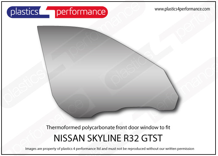 Carica immagine in Galleria Viewer, Vetri in Policarbonato per Nissan Skyline R32 GTS-T 4 Porte