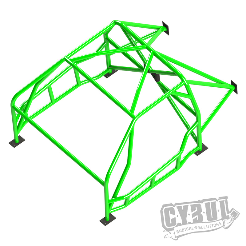 Carica immagine in Galleria Viewer, Roll Bar Multipunto da Saldare Cybul V5 Nascar per Nissan 200SX S13
