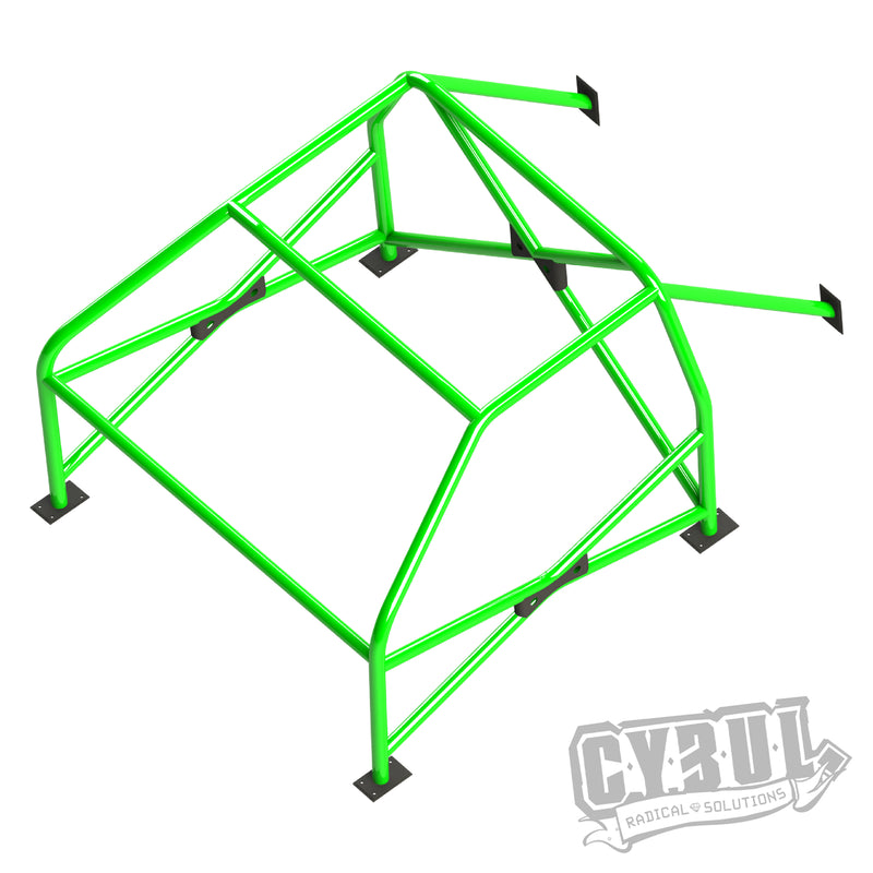 Carica immagine in Galleria Viewer, Roll Bar Multipunto da Saldare Cybul V2 per Nissan 200SX S13