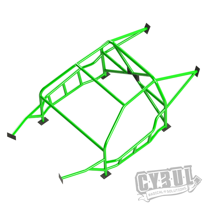 Carica immagine in Galleria Viewer, Roll Bar Multipunto da Saldare Cybul V3 Nascar per Nissan 200SX S14