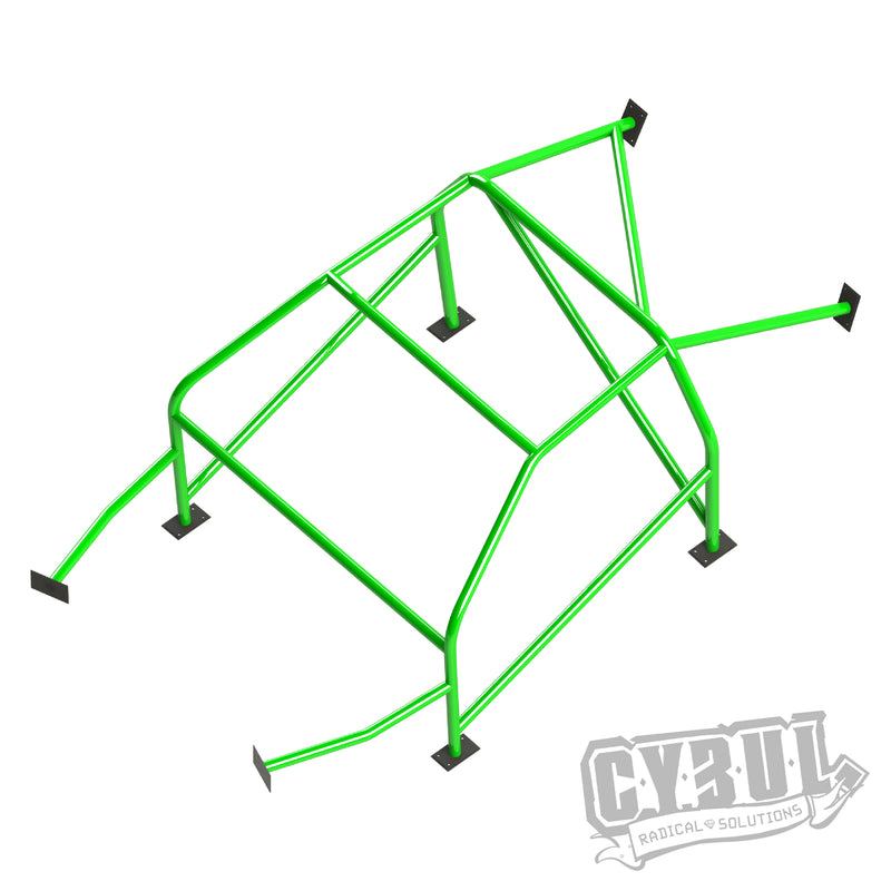 Carica immagine in Galleria Viewer, Roll Bar Multipunto da Saldare Cybul V1 per Nissan 200SX S14
