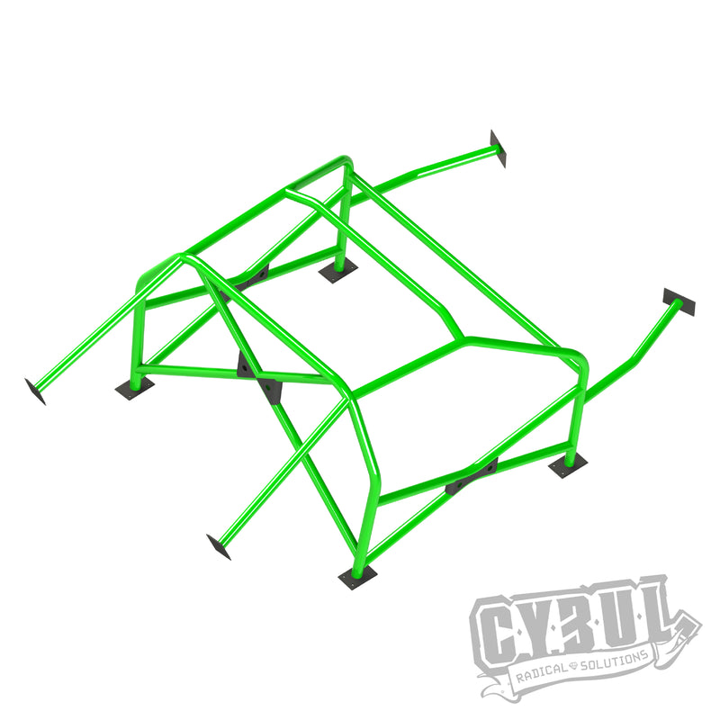 Carica immagine in Galleria Viewer, Roll Bar Multipunto da Saldare Cybul V2 per Nissan 200SX S14