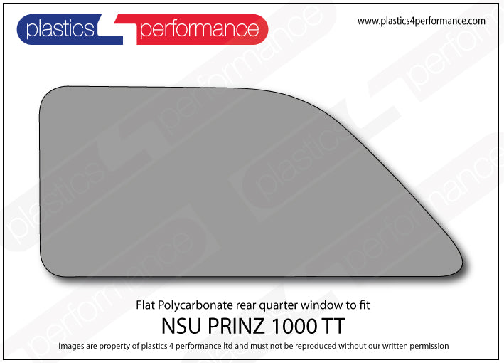 Carica immagine in Galleria Viewer, Vetri in Policarbonato per NSU Prinz 1000 TT