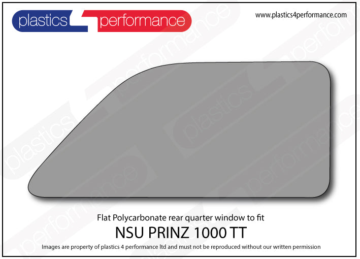 Carica immagine in Galleria Viewer, Vetri in Policarbonato per NSU Prinz 1000 TT
