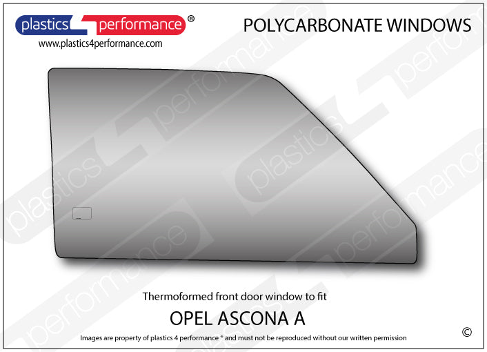 Carica immagine in Galleria Viewer, Vetri in Policarbonato per Opel Ascona A