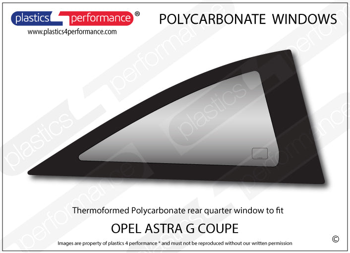 Carica immagine in Galleria Viewer, Vetri in Policarbonato per Opel Astra G Coupé